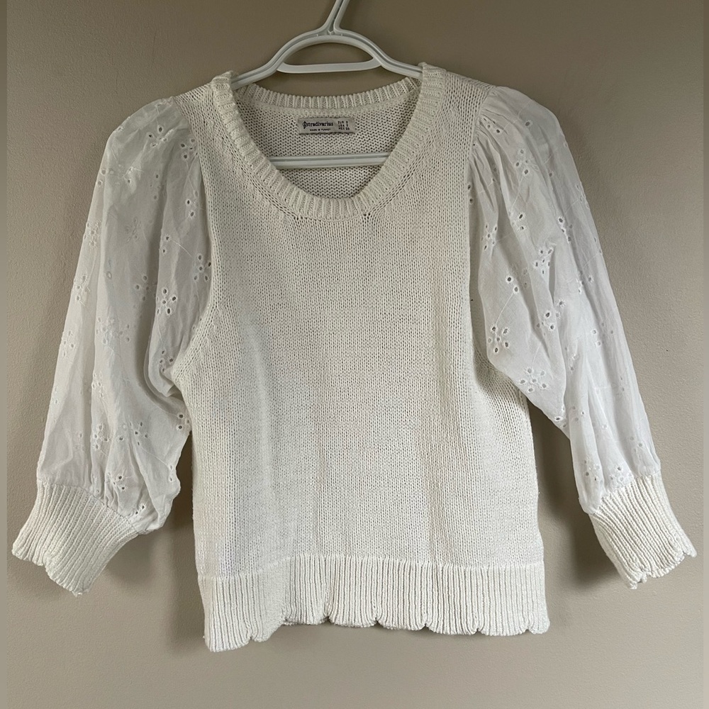 Stradivarius 3/4 Sleeve Top